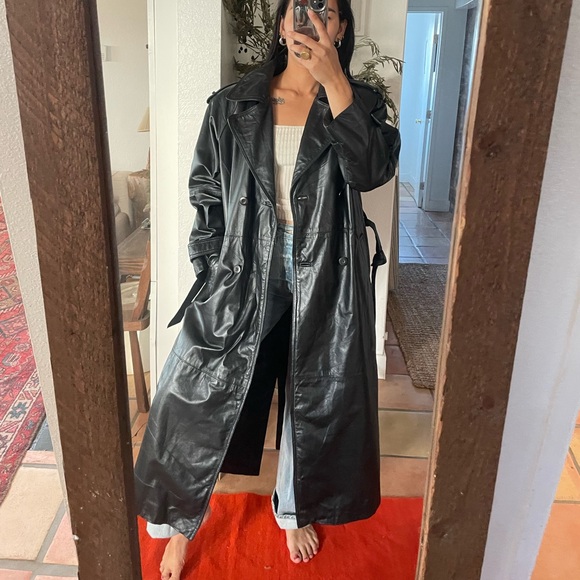 Wilson Leather Trench coat - Picture 4 of 4